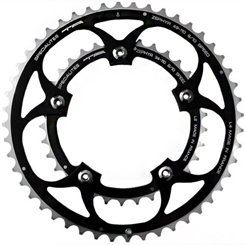 Kettenblatt  Zéphir, 38 schwarz, Ø 110 innen 9/10-f, TA, PL-50110109-38
