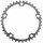 Kettenblatt  Alizé, 44 silber, Ø 130 innen 9/10-f, TA, PL-50130102-44