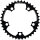 Kettenblatt Syrius, 34 schwarz Ø 110 innen 10/11-f, TA, PL-58110129-34