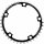 Kettenblatt Vento, 44 schwarz, Ø 135 innen 9/10-f, TA, PL-50135109-44