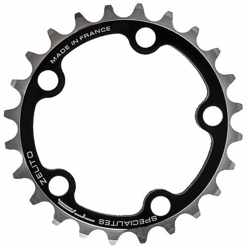 Kettenblatt  Zelito, 24 schwarz, Ø 74 innen 3-f, TA, PL-50074109-24