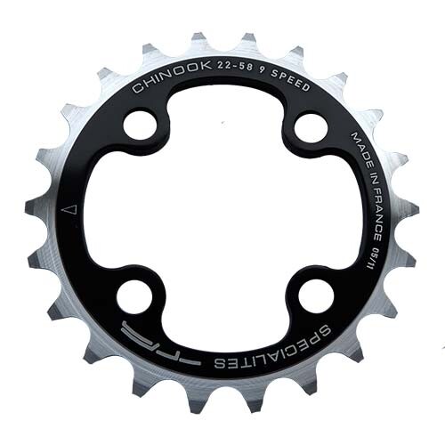 Kettenblatt Chinook, 24 schwarz, Ø 58 innen, TA, PL-40058109-24