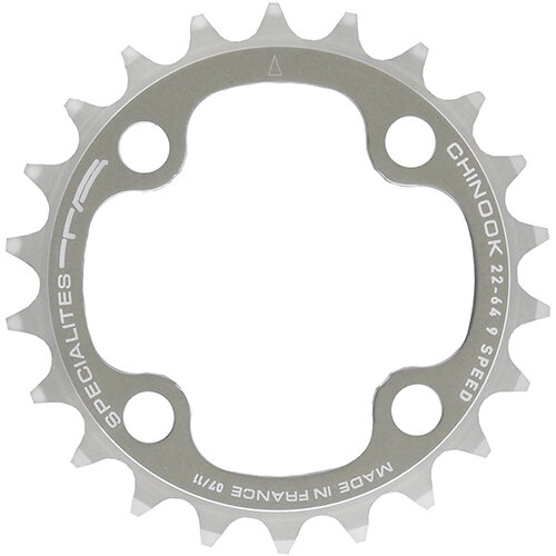 Kettenblatt Chinook , 22 silber, Ø 64 innen, TA, PL-40064102-22