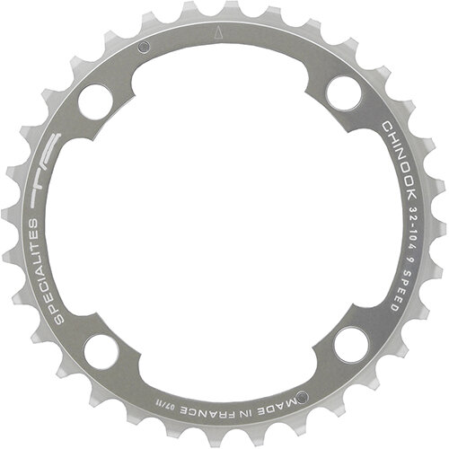 Kettenblatt Chinook , 34 silber, Ø 104 mitte, TA, PL-40104202-34
