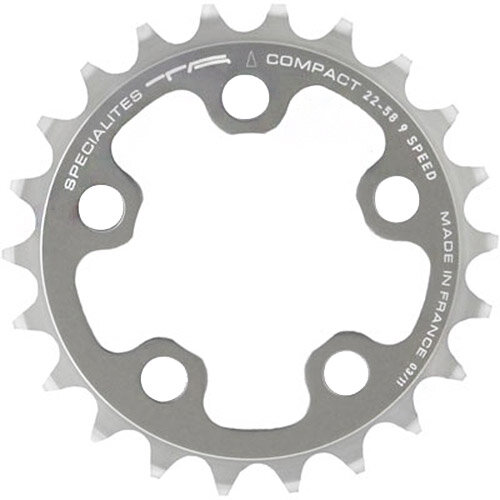 Kettenblatt Compact , 22 silber, Ø 58 innen, TA, PL-50058102-22