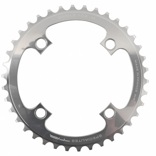 Kettenblatt Single , 44 silber, Ø 104 außen/innen, TA, PL-40104332-44
