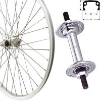 Vorderrad 12" silber, Kasten-Alu, Stahlnabe, Roland,...