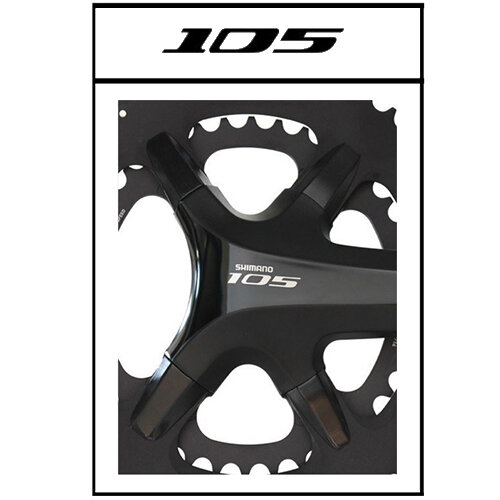 Kettenblatt X110 Cover Kit, Shimano 105, schwarz, TA, VP-PL41104904