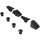 Kettenblatt X110 Cover Kit, Ultegra 9100, schwarz, TA, VP-PL41106904