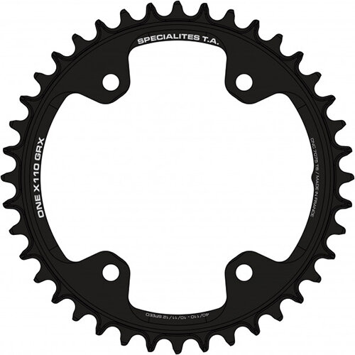 Kettenblatt X110 GRX Mono Graval, 42 schwarz, single, 10/11/12-f, TA, PL-481103C9-42