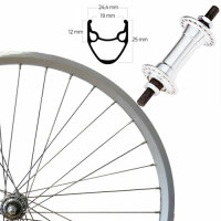 Vorderrad 26" silber, X-Plorer, Alunabe, Roland, 809988