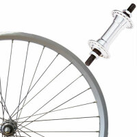 Vorderrad 26"1 3/8 silber, Kasten-Alu, Alunabe,...
