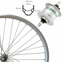 Vorderrad 28" silber, ZAC 2000, Nabendynamo, Roland,...