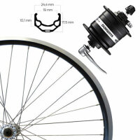 Vorderrad 28" schwarz SSP, ZAC19, DH-3N31SS ,...