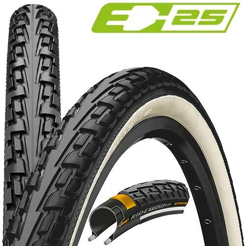 32-622 RIDE Tour, E-25, Draht, schwarz/weiß, Continental, 0101188