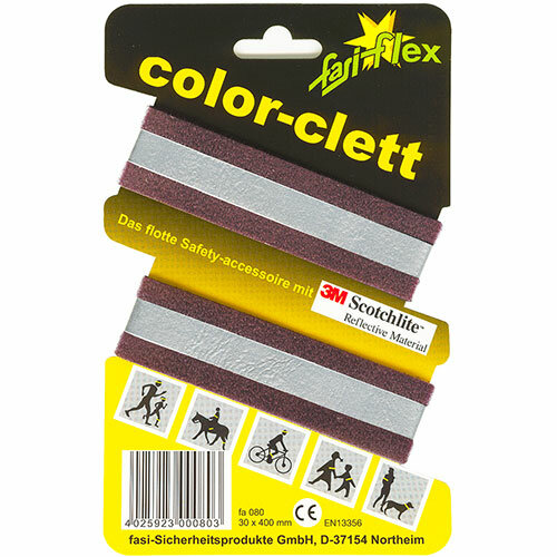 FASI Hosenklettband "Color clett" SB-verpackt, 3M  neongelb
