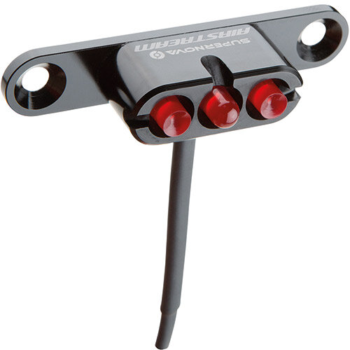 Airstream Tail Light 2 K1002, Supernova, schwarz, Gepäckträger, Supernova, KA622-BLK