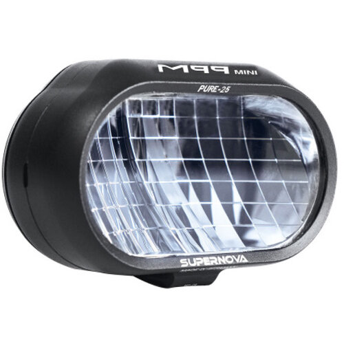 E-Bike-Scheinwerfer M99 Mini Pure E-25 K1456, Supernova, LED, schwarz, 450 Lumen, Supernova, R-M99MINI-K-MBLK