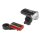 Batterie-Lampenset Atlas K 11, M-Wave, schwarz, mit K~, Messingschlager, 221090