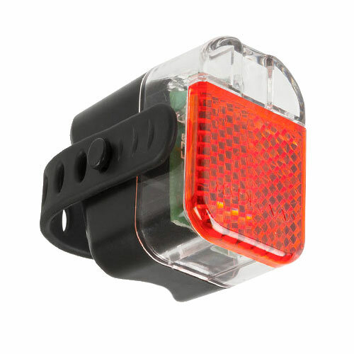 Batterie-Rücklicht Helios K 1.1 RS, mit K~ , M-Wave, LED, schwarz, Messingschlager, 221055