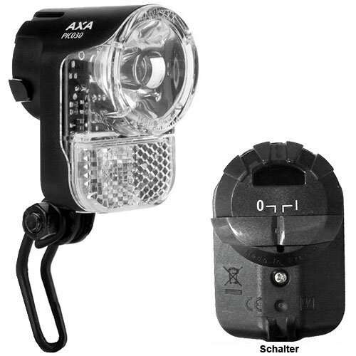 E-Bike-Scheinwerfer PICO30 Switch, Axa, LED, schwarz, lose, Axa, 916270