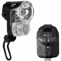 E-Bike-Scheinwerfer PICO30 Switch, Axa, LED, schwarz,...