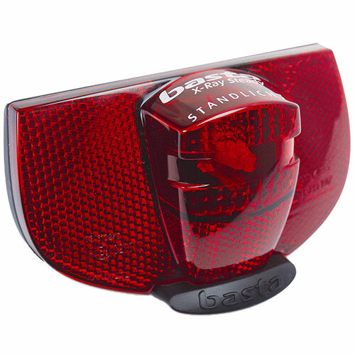 Dynamo-Tr-Rücklicht RAY Steady, AXA, LED, schwarz, Standlicht, 50mm, Axa, 936306