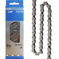 Kette Shimano CN-HG53 9fach, 116 Glieder, grau/braun,...