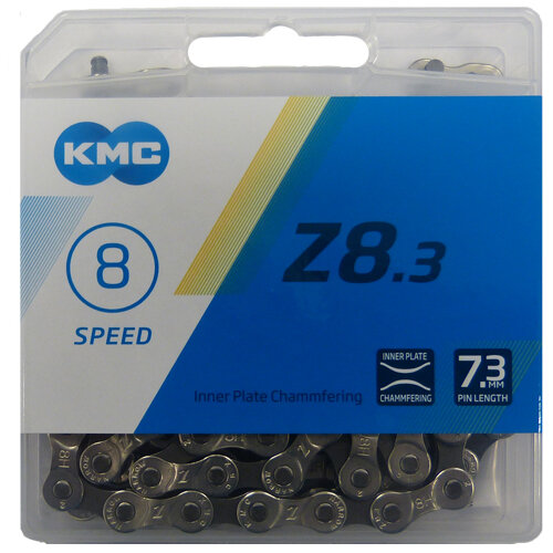 Kette KMC Z8 Grey, 114 Glieder, grau, Karton, KMC, 303705
