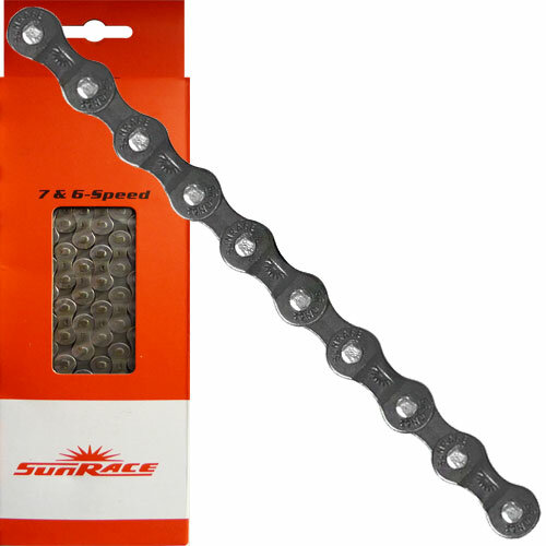 Kette Sunrace 1/2 x 3/32 6/7fach, M54, 116 Glieder, grau, SunRace, CNM54-BOX