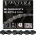 Kette Ventura 1/2 x 1/8 1fach, 112 Glieder, schwarz/braun, Messingschlager, 301125