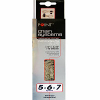 Kette 1/2 x 3/32 POINT  5/6/7fach, silber, 116 Glieder,...
