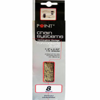 Kette 1/2 x 3/32 POINT 8fach, silber, 116 Glieder, Point,...