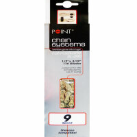 Kette 1/2 x 3/32 POINT 9fach, silber, 116 Glieder, Point,...