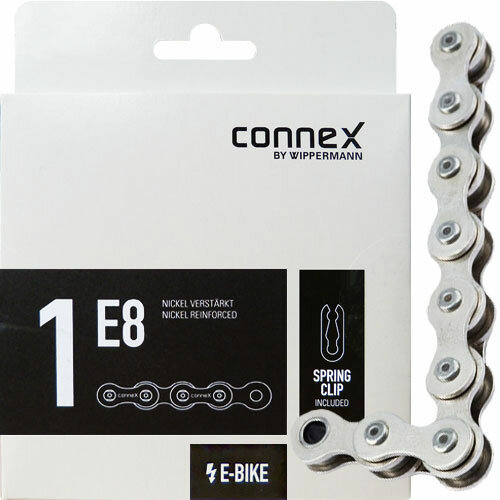 Kette 1/2 x 1/8 Connex 1E8 E-25, Nickel 132 Glieder, silber, Connex, 2321-01E8-1320