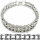 Biker Armband -S- 19cm, vernickelt, Connex, 6001-0445-2724