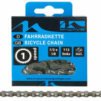 Kette M-Wave 1fach, 1/2 x 1/8, 112 Glieder, braun,...