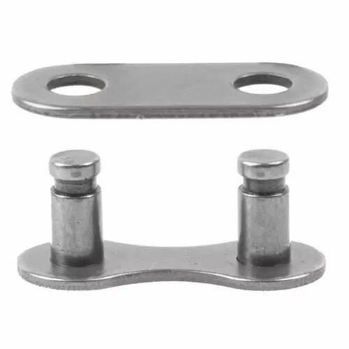 Verschlussglied M-Wave 1fach, 1/2 x 1/8, 8,0mm, grau, Messingschlager, 301924