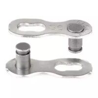 Verschlussglied M-Wave 9fach, 1/2 x 11/128, 6,6mm, silber, Messingschlager, 301921
