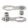 Verschlussglied M-Wave 9fach, 1/2 x 11/128, 6,6mm, silber, Messingschlager, 301921