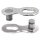 Verschlussglied M-Wave 10fach, 1/2 x 11/128, 5,8mm, silber, Messingschlager, 301920