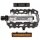 Pedale MTB flach, Industrielager Alu-Alu, Messingschlager, 311720