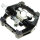 Pedale WAM D10 schwarz, einseitig Clip, Messingschlager, 313460