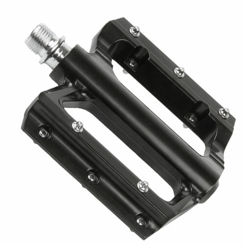 Pedale BMX 9/16" Alu schwarz, Flat, Messingschlager, 313315