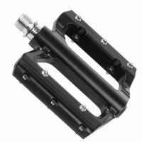 Pedale BMX 9/16" Alu schwarz, Flat, Messingschlager,...