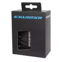 Plattform Pedal PB-525 Exustar, schwarz, Industrielager CNC, Messingschlager, 311346