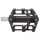 Plattform Pedal PB-525 Exustar, schwarz, Industrielager CNC, Messingschlager, 311346