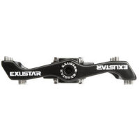 Pedale PM820-2 schwarz Exustar, umrüstbar auf Clipless, Messingschlager, 311861