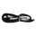 Pedal-Riemen Nylon schwarz, Paar, Messingschlager, 313137