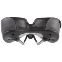 Sattel Velo Plush, Herren, DEEP CHANNEL, schwarz/grau, Velo, 250175